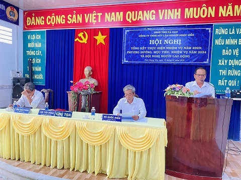 HỘI NGHỊ TỔNG KẾT THỰC HIỆN NHIỆM VỤ NĂM 2023; PHƯƠNG HƯỚNG, MỤC TIÊU, NHIỆM VỤ NĂM 2024 VÀ HỘI NGHỊ NGƯỜI LAO ĐỘNG